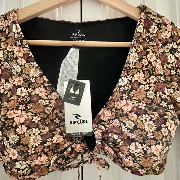 Rip Curl Sea Of Dreams Crop Long Sleeve Surf Swim Top - Picture 4 of 7